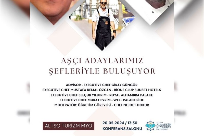 AŞÇI ADAYLARIMIZ ŞEFLERİYLE BULUŞUYOR AŞÇI ADAYLARIMIZ ŞEFLERİYLE BULUŞUYOR