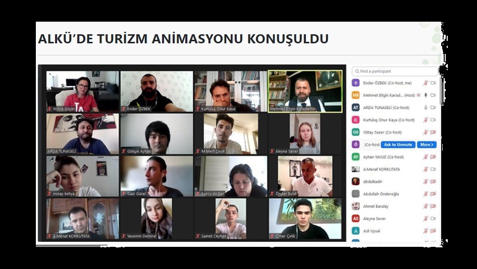 ALKÜ’DE TURİZM ANİMASYONU KONUŞULDU